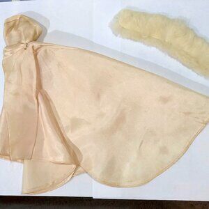 Vintage Mattel 1960s #983 Barbie Enchanted Evening Gown and Fur Stole